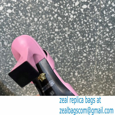 Versace Heel 11cm La Medusa Sling-back Pumps Pink/Crystal 2021