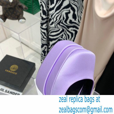Versace Heel 14.5cm Platform 5cm Medusa Aevitas Satin Pumps Lilac 2021 - Click Image to Close