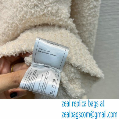 chanel 2021 FALL WINTER CC LOGO SWEATER OFF WHITE