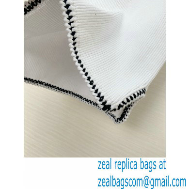 chanel knitted vest white 2022SS
