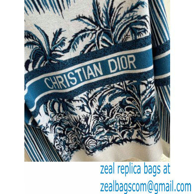 dior palms motif cashmere sweater 2021