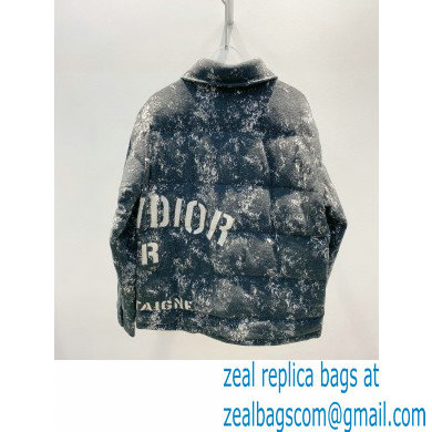 dior watercolor down jacket 2021