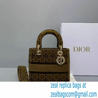 lady dior velvet medium bag brown 2021 - Click Image to Close