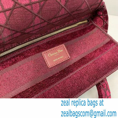 lady dior velvet medium bag burgundy 2021 - Click Image to Close