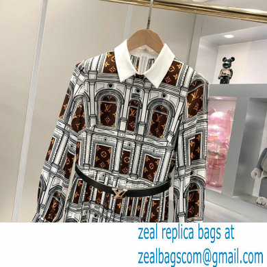 louis vuitton MONOGRAM ARCHITECTURE dress 2022SS - Click Image to Close