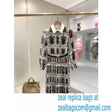 louis vuitton MONOGRAM ARCHITECTURE dress 2022SS