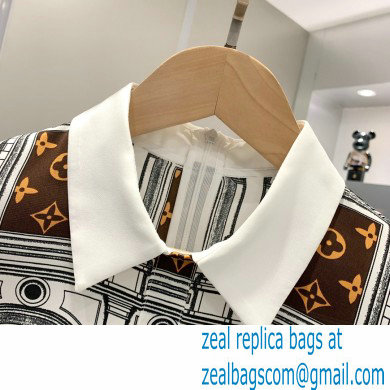 louis vuitton MONOGRAM ARCHITECTURE dress 2022SS