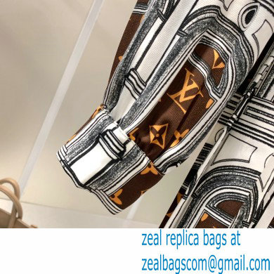 louis vuitton MONOGRAM ARCHITECTURE dress 2022SS