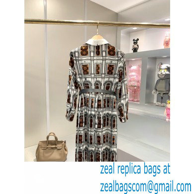 louis vuitton MONOGRAM ARCHITECTURE dress 2022SS