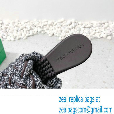 Bottega Veneta Heel 9cm Lido Braided Intrecciato Mules Sandals Coffee 2022