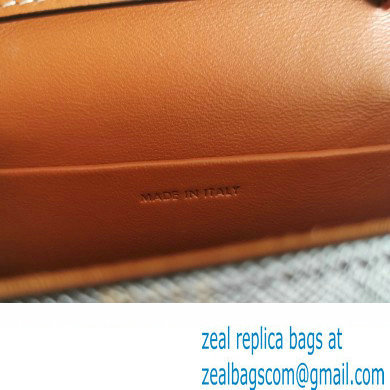 CELINEMINI TRIOMPHE in TRIOMPHE CANVAS and calfskin Tan