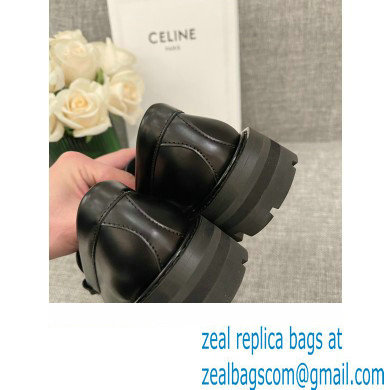 Celine Margaret Penny Chunky Loafers In Polished Bull Black 2022 - Click Image to Close