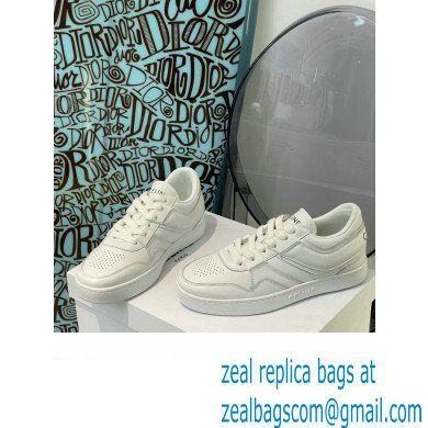 Celine Trainer Low Lace-up Sneakers In Calfskin White 2022 - Click Image to Close