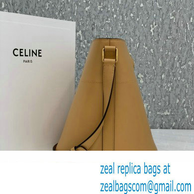 Celine bucket maillon Triomphe calfskin bag apricot - Click Image to Close