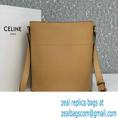 Celine bucket maillon Triomphe calfskin bag apricot - Click Image to Close