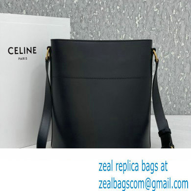 Celine bucket maillon Triomphe calfskin bag black - Click Image to Close