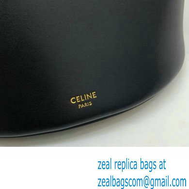 Celine bucket maillon Triomphe calfskin bag black - Click Image to Close