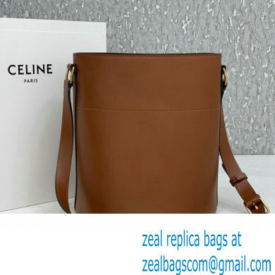 Celine bucket maillon Triomphe calfskin bag tan - Click Image to Close