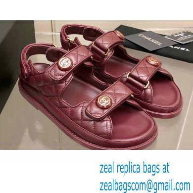 Chanel CC Logo Beach Sandals G35927 04 2022
