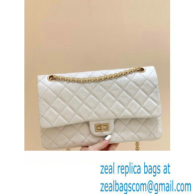 Chanel Original Quality 2.55 Reissue Size 225 Bag white with Gold Hardware