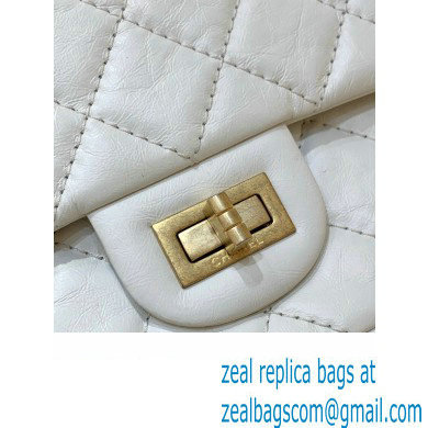 Chanel Original Quality 2.55 Reissue Size 225 Bag white with Gold Hardware