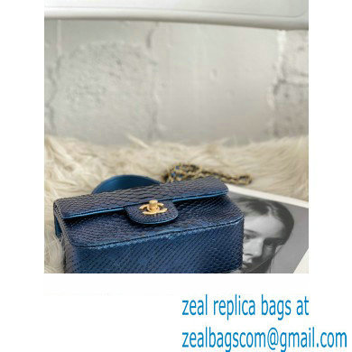 Chanel Python Coco Handle Mini Flap Bag with Top Handle 05