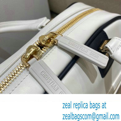 Dior Medium Vibe Zip Bowling Bag White 2022