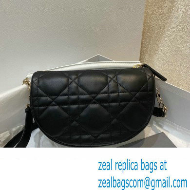 Dior Small Vibe Hobo Bag in Cannage Lambskin Black 2022 - Click Image to Close