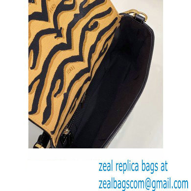Fendi Tiger motif fabric Medium Baguette Bag 2022