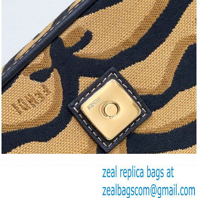 Fendi Tiger motif fabric Mini Baguette Bag 2022