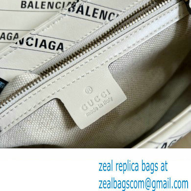 GUCCI X BALENCIAGA The Hacker Project small GG Marmont bag 443497 WHITE 2022