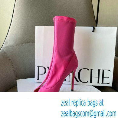 Gianvito Rossi Heel 10.5cm FABRIC and TPU HIROKO BOOTIE Fuchsia 2022