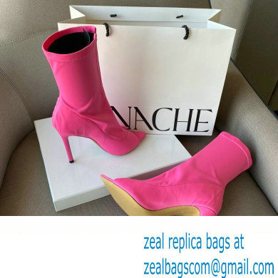 Gianvito Rossi Heel 10.5cm FABRIC and TPU HIROKO BOOTIE Fuchsia 2022