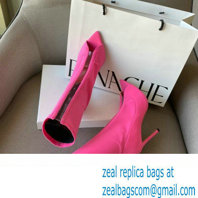 Gianvito Rossi Heel 10.5cm FABRIC and TPU HIROKO BOOTIE Fuchsia 2022