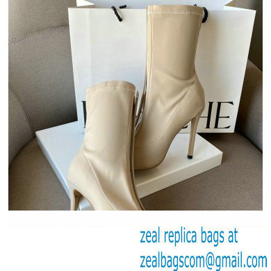 Gianvito Rossi Heel 10.5cm FABRIC and TPU HIROKO BOOTIE Nude 2022