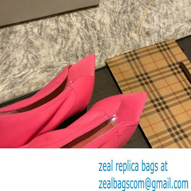 Gianvito Rossi Heel 10.5cm FABRIC and TPU HIROKO CUISSARD Thigh-high Boots Fuchsia 2022
