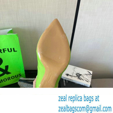 Gianvito Rossi Heel 10.5cm FABRIC and TPU HIROKO CUISSARD Thigh-high Boots Green 2022