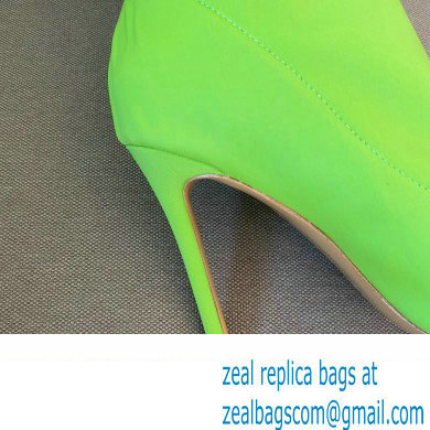 Gianvito Rossi Heel 10.5cm FABRIC and TPU HIROKO CUISSARD Thigh-high Boots Green 2022