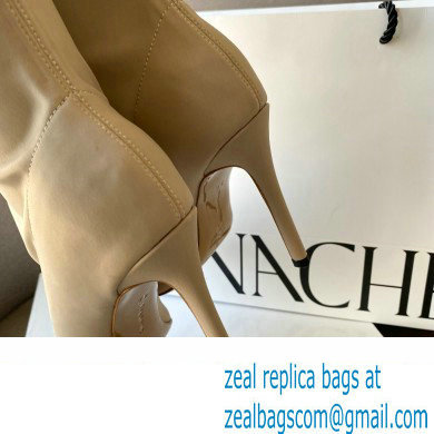 Gianvito Rossi Heel 10.5cm FABRIC and TPU HIROKO CUISSARD Thigh-high Boots Nude 2022