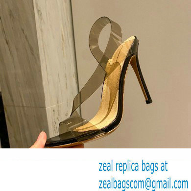 Gianvito Rossi Heel 11.5cm TPU METROPOLIS Sandals Black 2022 - Click Image to Close