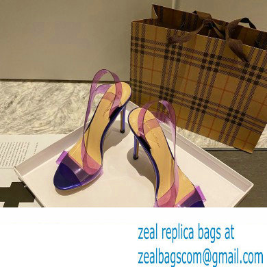 Gianvito Rossi Heel 11.5cm TPU METROPOLIS Sandals Purple 2022