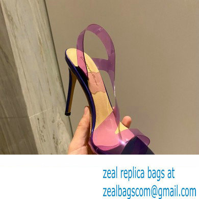 Gianvito Rossi Heel 11.5cm TPU METROPOLIS Sandals Purple 2022