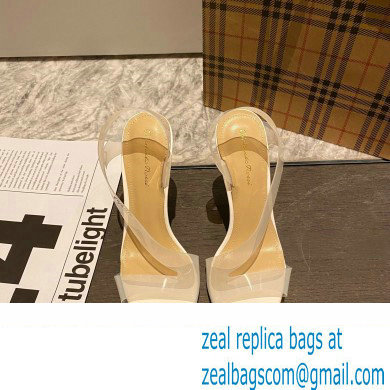 Gianvito Rossi Heel 11.5cm TPU METROPOLIS Sandals White 2022