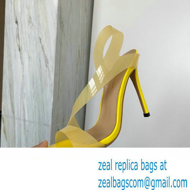 Gianvito Rossi Heel 11.5cm TPU METROPOLIS Sandals Yellow 2022