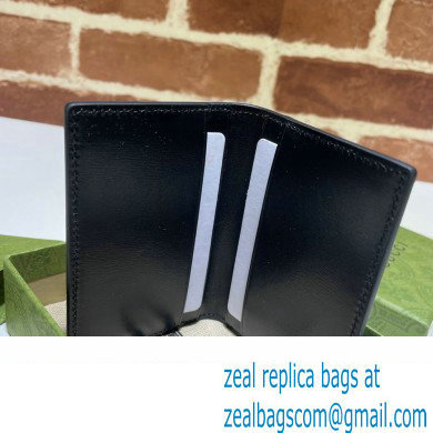 Gucci GG Marmont Card Case 547075 Black/Silver 2022