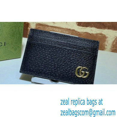 Gucci GG Marmont Card Case 657588 Black/Gold 2022