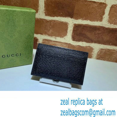 Gucci GG Marmont Card Case 657588 Black/Gold 2022