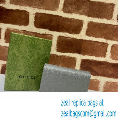 Gucci GG Marmont Card Case Wallet 456126 Resin Hardware Gray 2022 - Click Image to Close