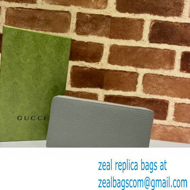 Gucci GG Marmont zip around Wallet 456117 Resin Hardware Gray 2022 - Click Image to Close