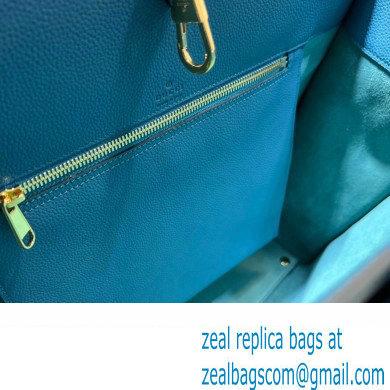 Gucci Medium/Large Tote Bag with Gucci Logo 674850 Blue 2022